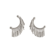 Silver Mini Tassle Earrings