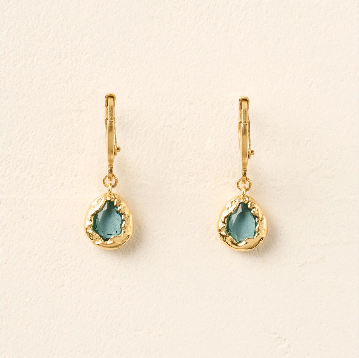 Lysia Blue Earrings | Jewelry Gold Gift Waterproof