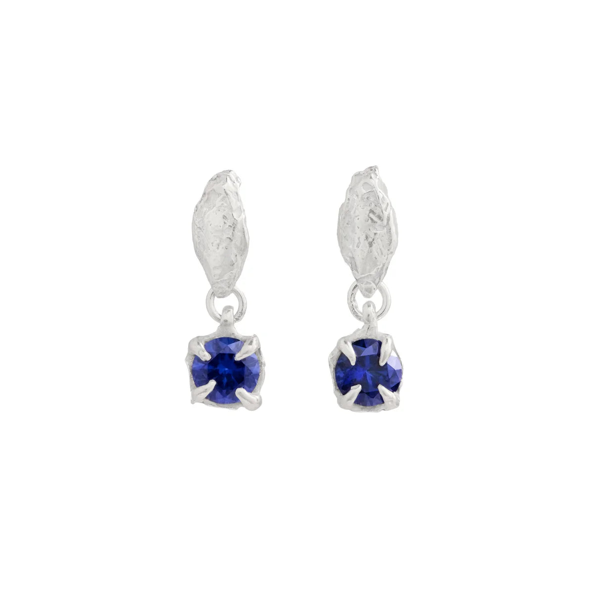 Mini Tota Blue Sapphire Argenti Earrings