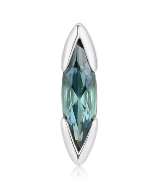 Motive Blue Tourmaline - 14K White Gold