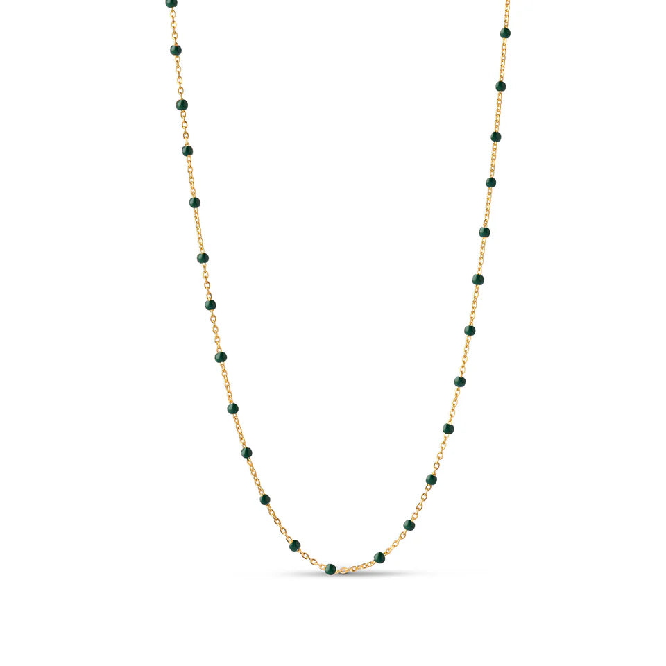 Lola Necklace Petrol Green