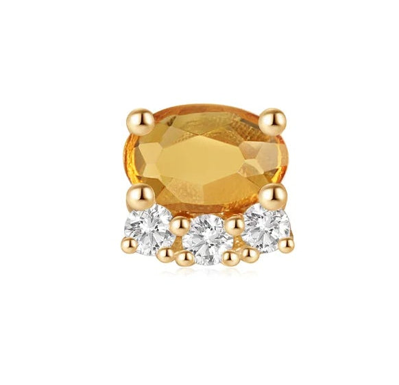 Nectar - Madiera Citrine / Moissanite