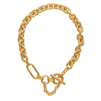 Chunky Gold T-Bar Chain