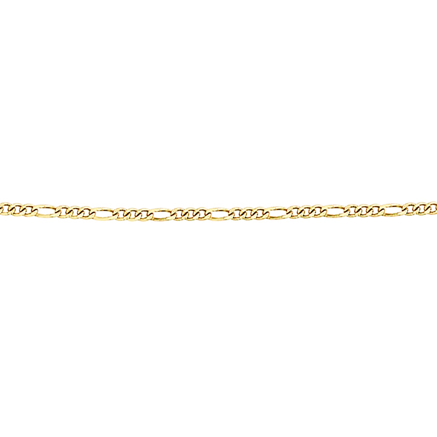 Venice - 9ct Yellow Gold 1.1mm Diamond Cut Figaro