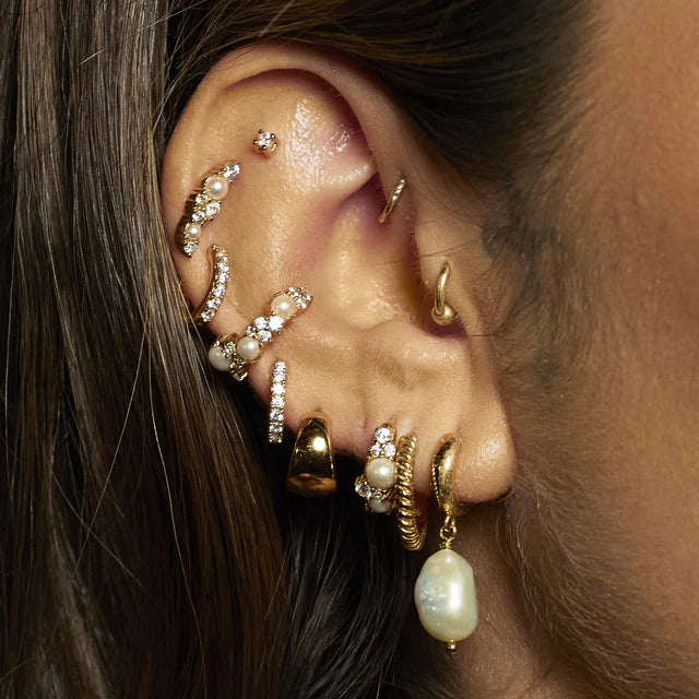 Hannah Martin Pearl Ear Cuff