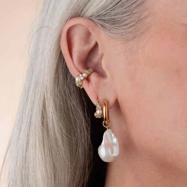 Hannah Martin Pearl Ear Cuff