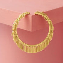 Gold Tassle Bangle