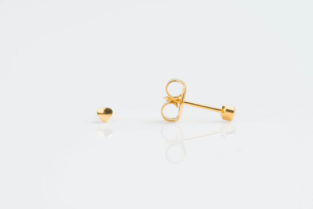 Gold Plated 3mm Heart (16)