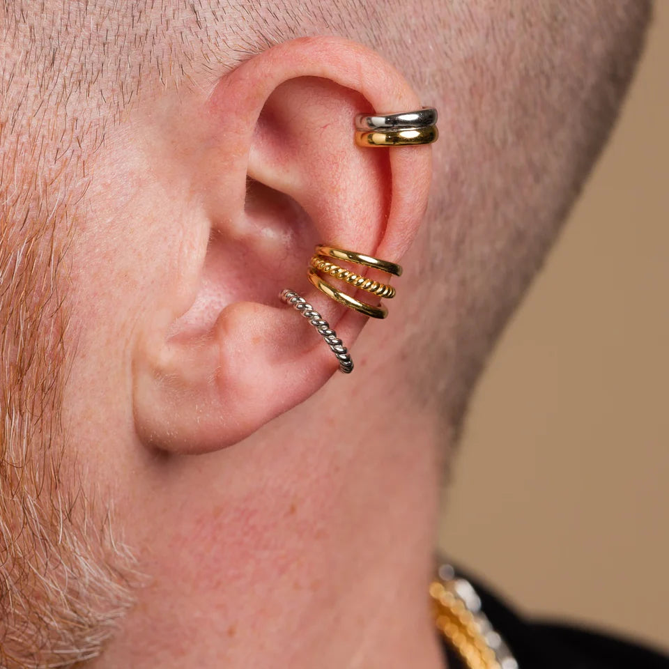 Mixed Metal Ear Cuff