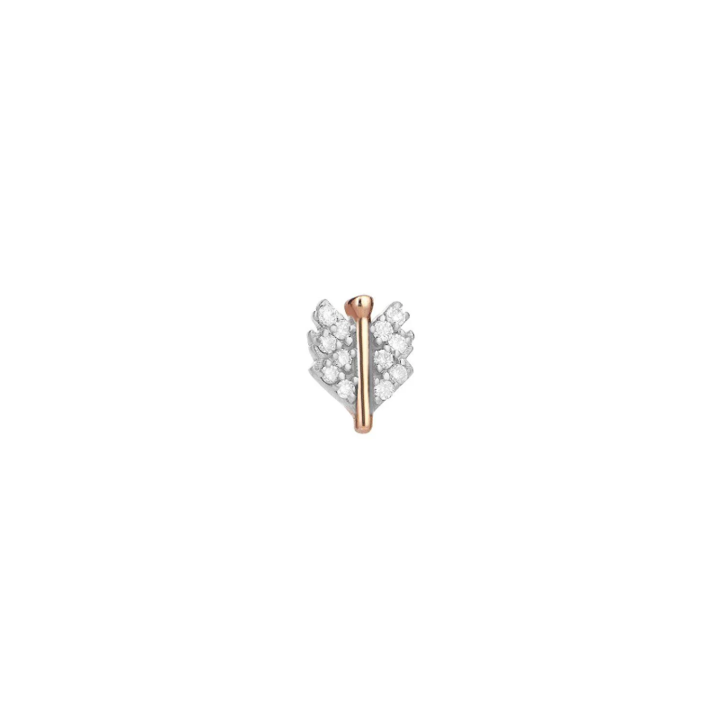 Mini Quill White Diamond Piercing 8.00mm