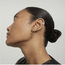 Green Aventurine Ginger Single Earring