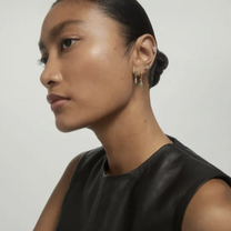 Green Aventurine Ginger Single Earring