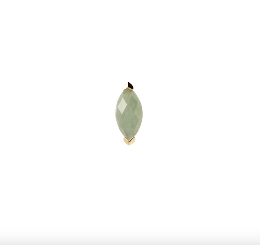 Green Aventurine Nomad Single Earring