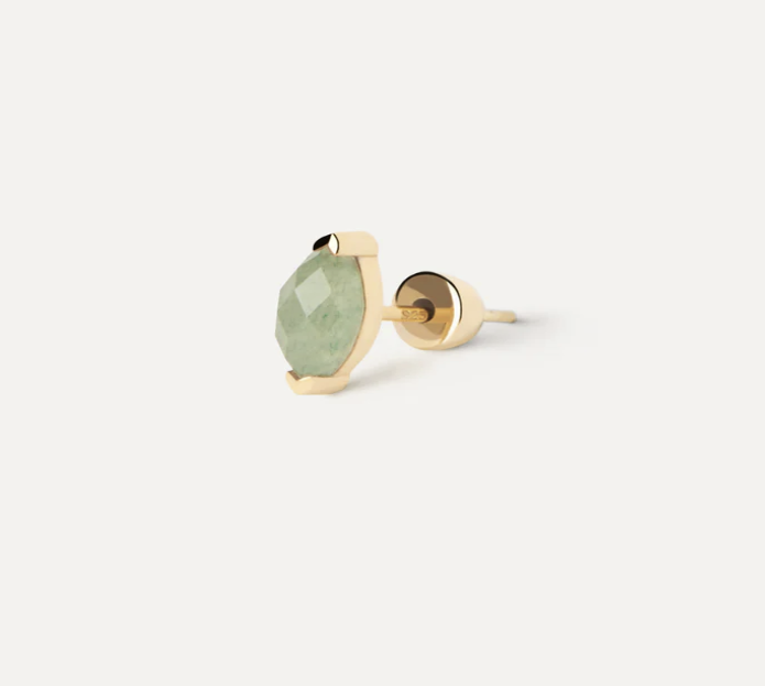 Green Aventurine Nomad Single Earring