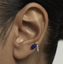 Lapis Lazuli Ginger Single Earring