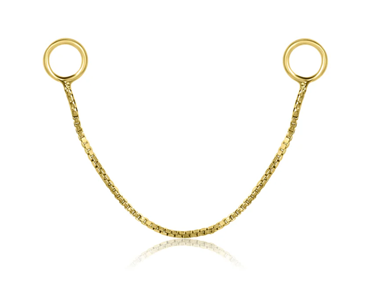 Fine Box Chain Charm