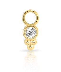 Gold CALI Boho Bead Charm