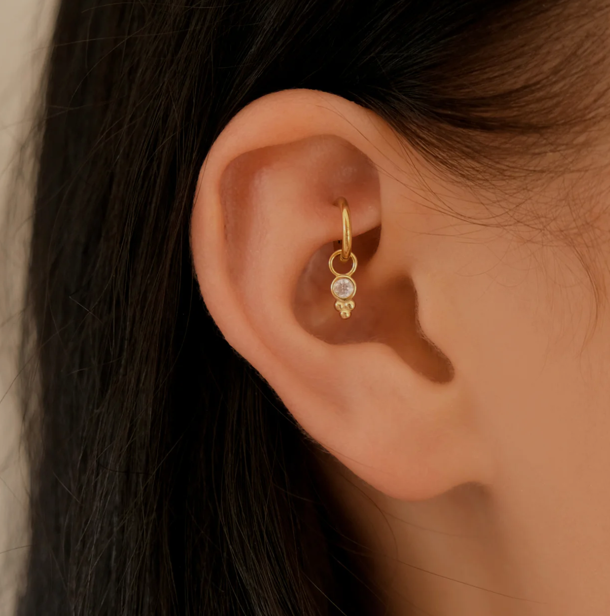 Gold CALI Boho Bead Charm