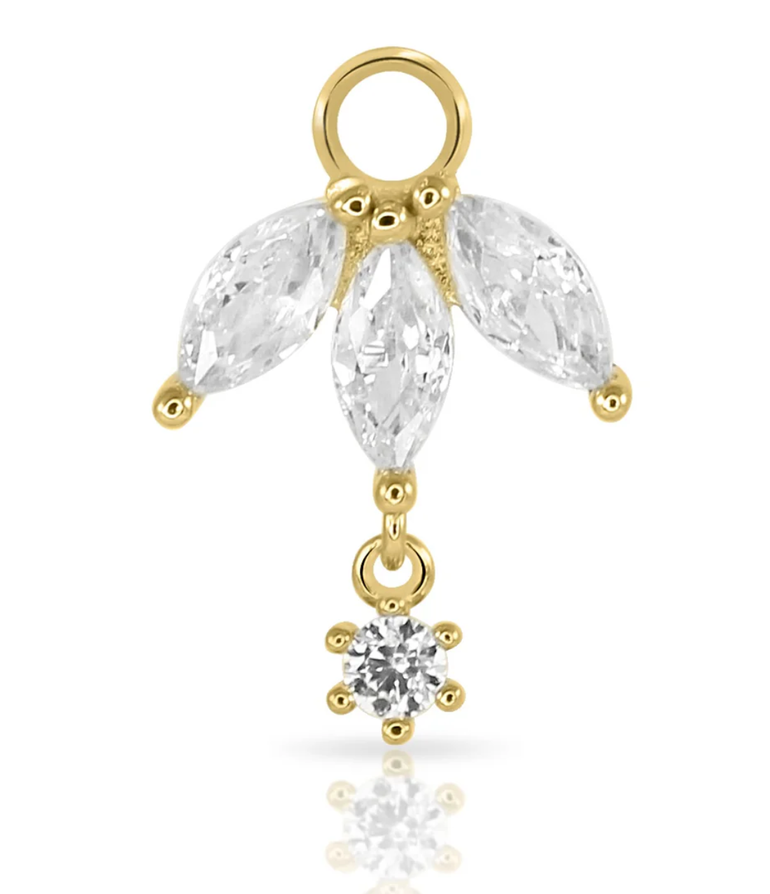 Gold LANI Droplet Charm