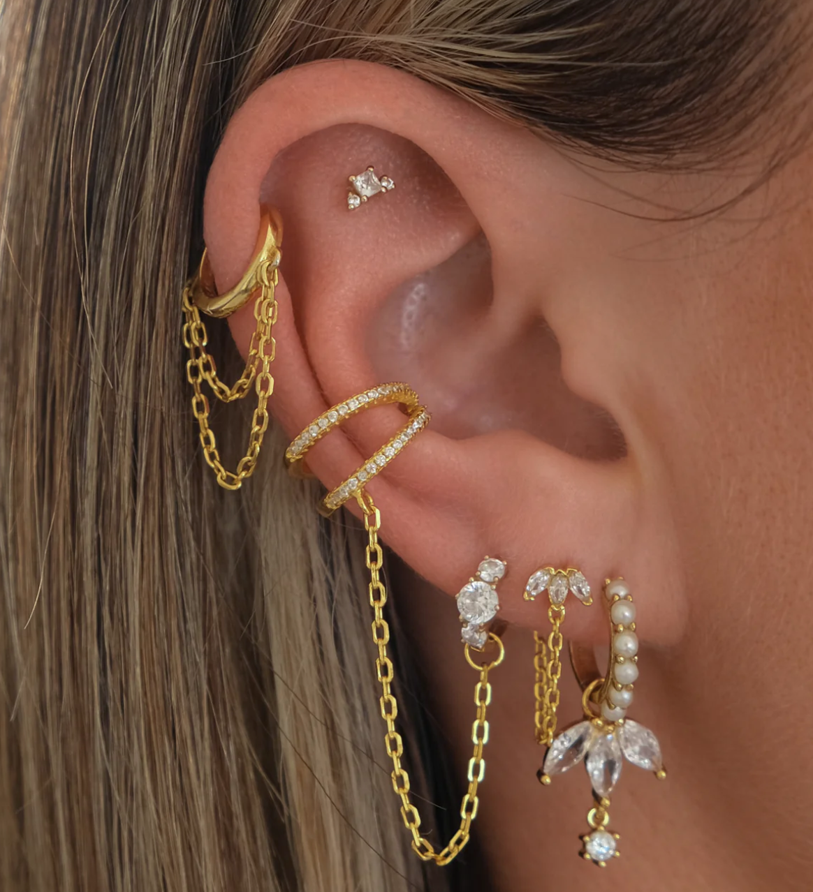 Silver LANI Droplet Charm