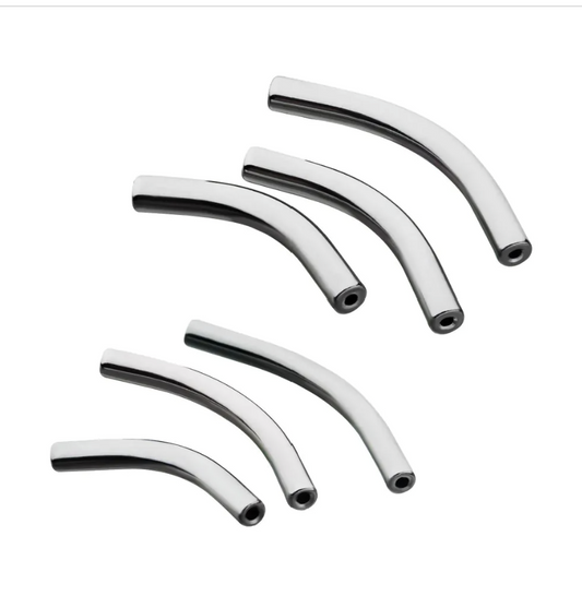 Titanium Threadless Curved bar only