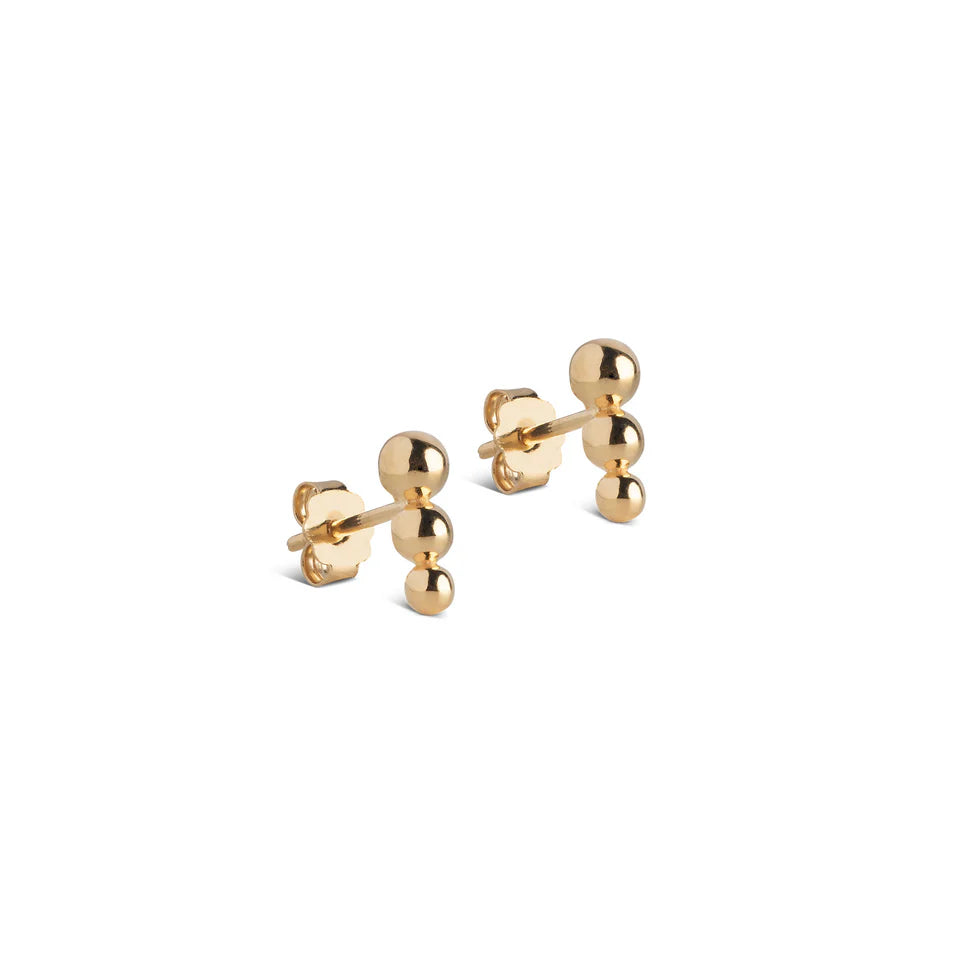 Gold Trinity Studs
