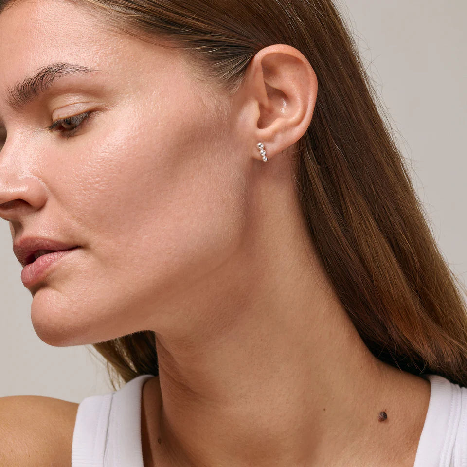 Silver Trinity Studs