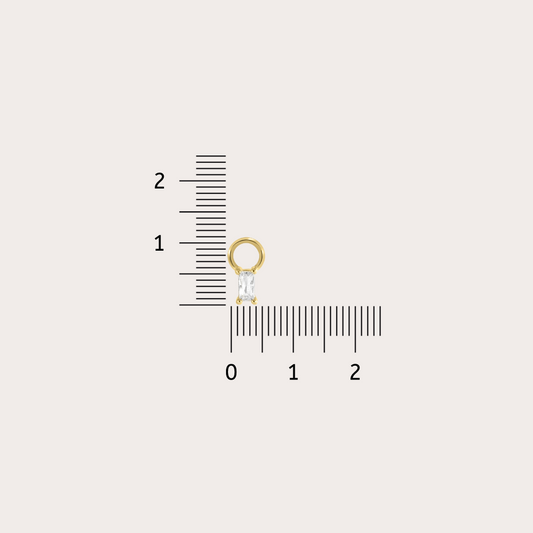 Tiny Baguette Charm