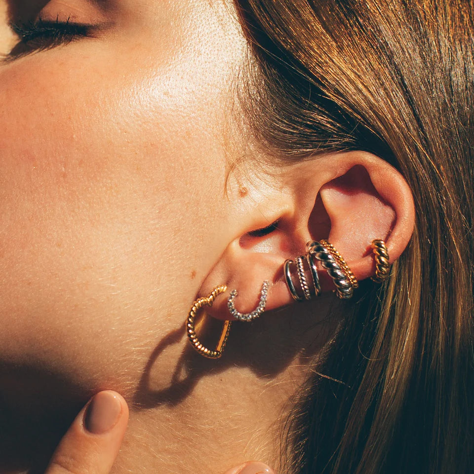 Twisted Heart Earrings