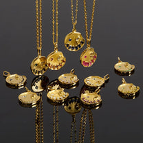 SMILE! Gold Vermeil Topaz