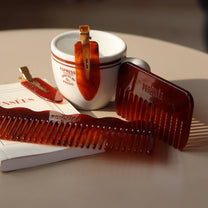 Delicate Red Hairpins (Pair)