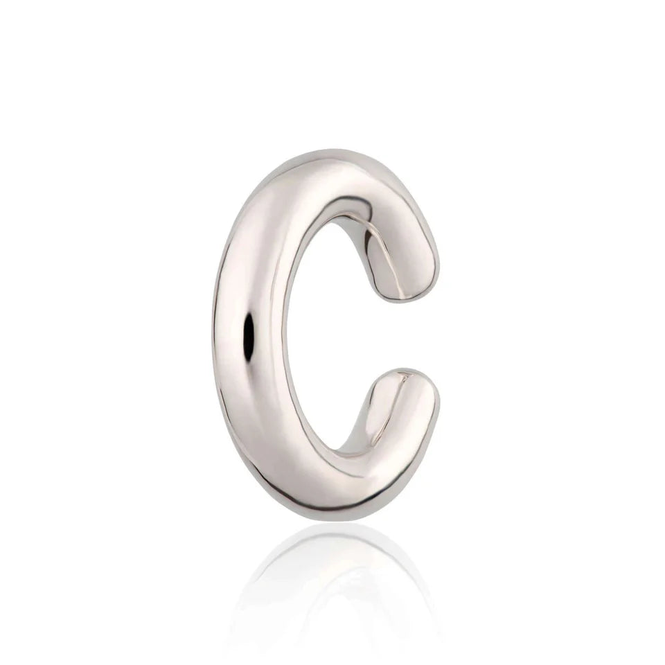 Silver Chunky Single Ear cuff