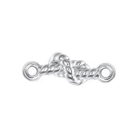 Tied Together Connector - Sterling Silver