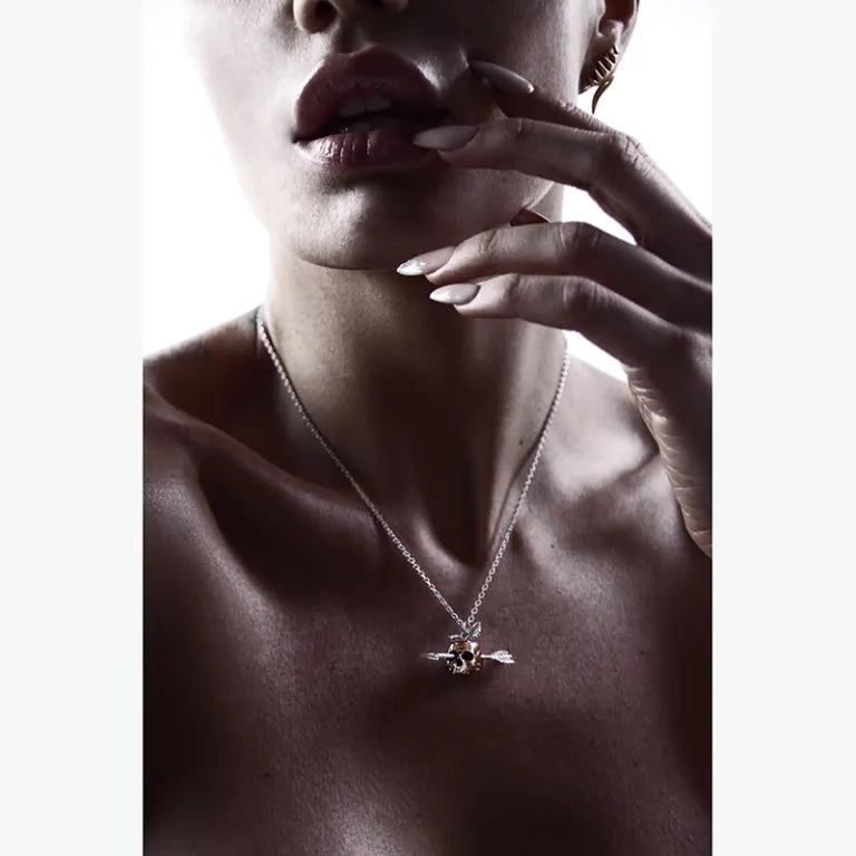 Silver &amp; Gold Forbidden Apple