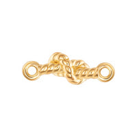 Tied Together Connector 14cy Gold Vermeil