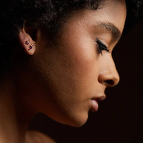 Gold and Tourmaline Candy Kiss Earring (Small)