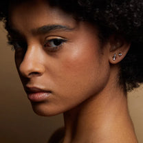 Gold and Tourmaline Candy Kiss Earring (Small)