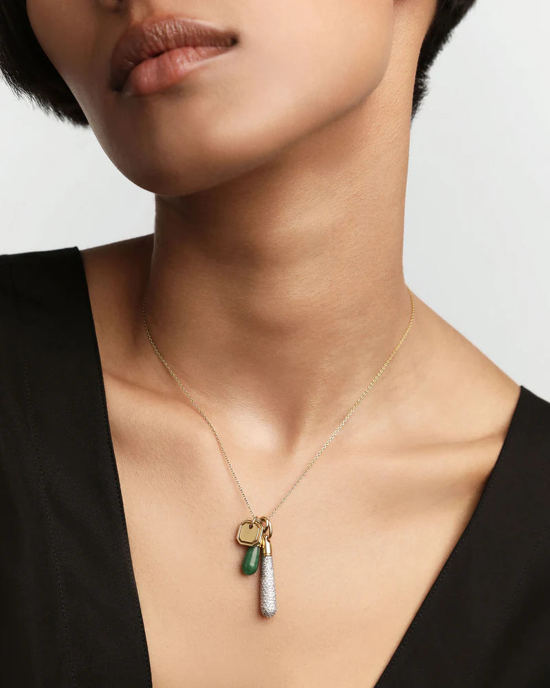 Pavé Large Drop Pendant