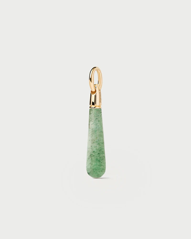 Green Aventurine Large Drop Pendant