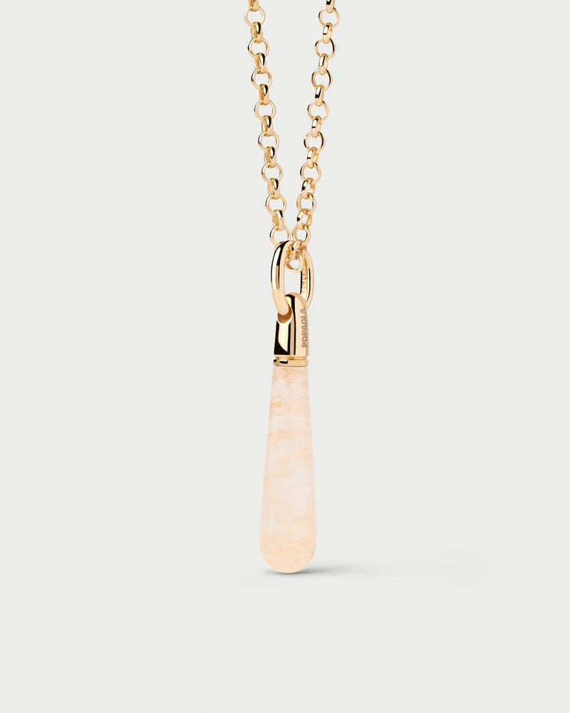 Yellow Aventurine Large Drop Pendant