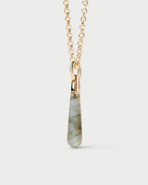 Labradorite Large Drop Pendant
