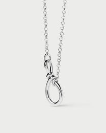 Stacker Clasp Silver Chain Necklace