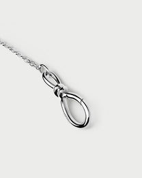 Stacker Clasp Silver Chain Necklace