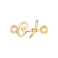 Hugs & Kisses Connector 14ct Gold Vermeil