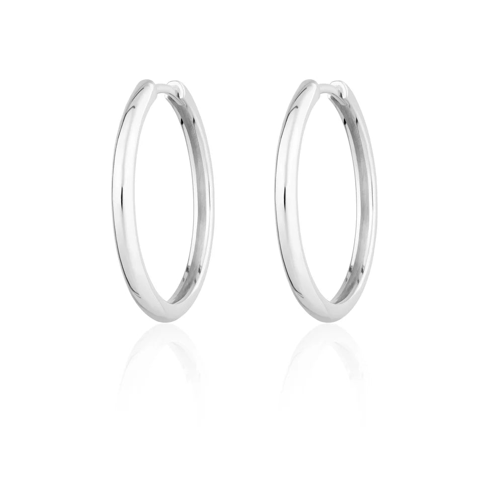 Silver Perfect Hoop Earrings
