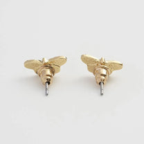 Deco Butterfly Blue Stud Earrings