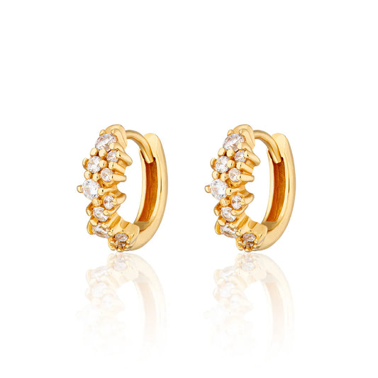 Stardust Huggie Earrings