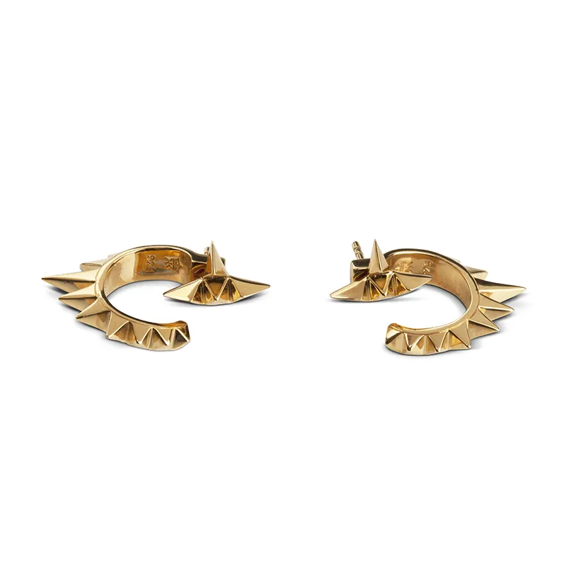 Vortex Gold Earrings