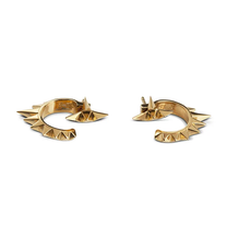 Vortex Gold Earrings