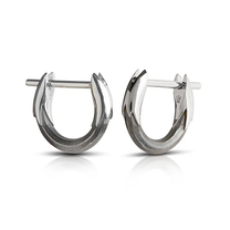 Eclipse Huggie Hoops - Silver